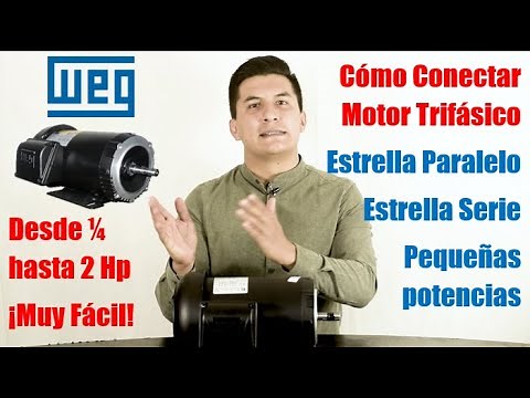 How to connect a 9-pin three-phase motor to 220v or 440v WEG Star connection Reversing rotation