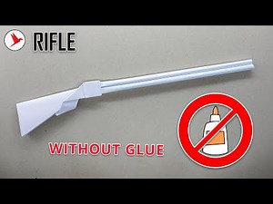 How to Make a Vertical Barrel Origami Rifle Without Glue
