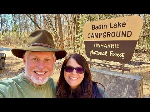 Camping at Badin Lake Campground in Uwharrie National Forest