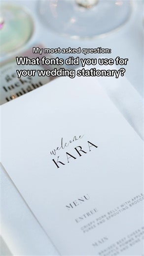 Discover the Perfect Wedding Fonts for Your DIY Stationary | #wedding #weddingfonts