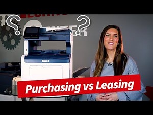Purchasing vs Leasing A Copier