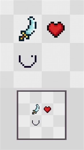 Sword Sprite & Potions in Aseprite