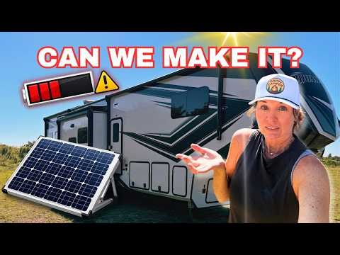 Boondocking Challenge: Can our Solar Setup LAST?!