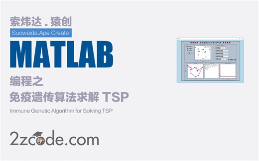基于Matlab的免疫遗传算法求解TSP(GUI界面)