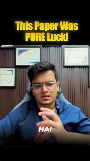 This Paper Was PURE Luck! #sarrthiias #drshivin #prelims2026