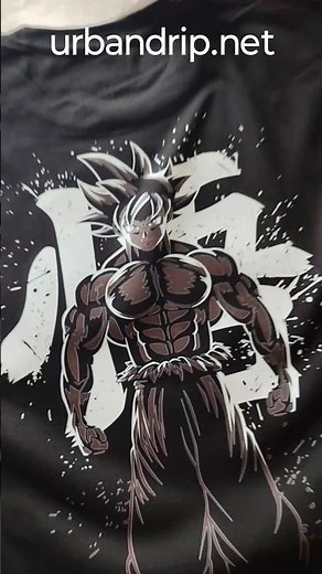 Day 42 of UrbanDrip | Packing Goku T-shirt for Dragon Ball Z Fans! 🔥#urbandrip #goku #dragonball