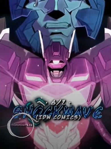 Shockwave vs Megatron and Optimus prime #transformers #idwcomics #wisedit