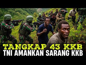 PERSEMBUNYIAN KKB DI GEMPUR TNI‼️43 KKB TAK BERKUTIK DI DALAM MARKAS‼️