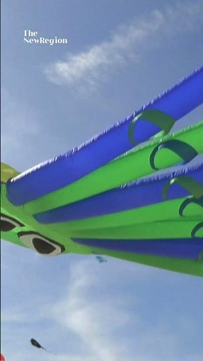 Kite flying festival in France