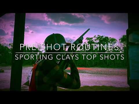 Pre shot routines in sporting clays with some of the World's best shooters