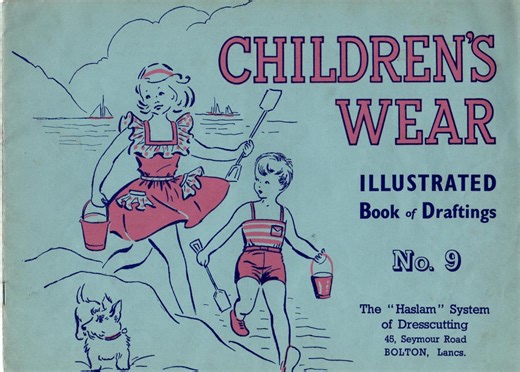 Haslam System of Drafting Childrens Wear 9 1940s Digital Instant Download PDF - Etsy