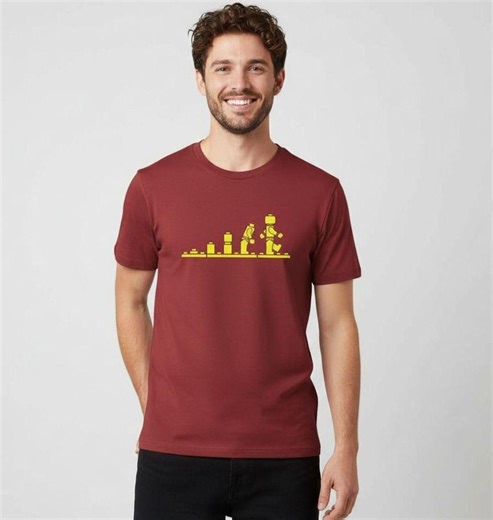 Bricks Evolution T-shirt – Building Blocks Tee for Brick Fans - Etsy
