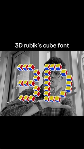 code is at my link in bio (fun with computer vision dot com). animated 3D font made with threejs and mediapipe #creativecoding #computervision #cs #computerscience #threejs