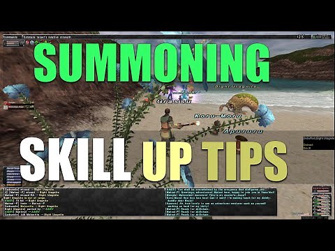 FFXI *TIPS* Best Way To Skill Up Summoning Skills