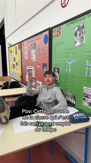 pov: cette personne de la classe qui s'est fait son propre emploi du temps 🤣 #humour #school #fyp