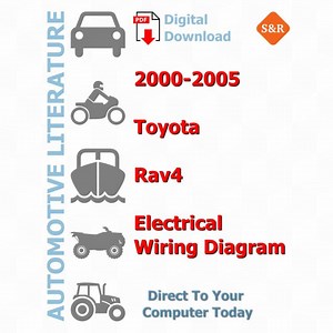 Toyota Rav4 2000-2005 Service Manual Repair, Workshop Factory Manual, DIY Guide Maintenance, Instant Download PDF - English Language - Etsy Australia