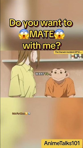 Charlie and Lucy WTF?!😱 Humanzee Anime React To Darwin Jihen The Darwin Incident Episode 12 Edit