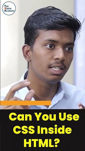 Java Interview Question | Use Of CSS Inside HTML