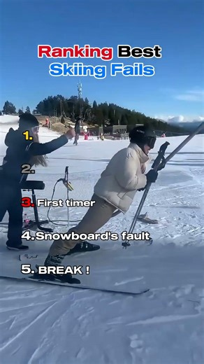 Ranking Best Skiing Fails 🤣❄️⛷️
