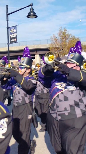 Baltimore Ravens marching band 🏈🏈💜💜 | Melvin Burroughs