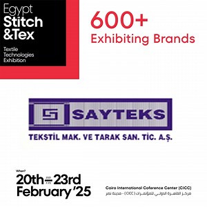 🌱 Sustainable Textiles in the Spotlight! 🌱 As Egypt Stitch & Tex celebrates its 19th year, we're shining a light on sustainable practices in the textile industry. Join us at Cairo International Convention Centre from February 20-23, 2025, for Cairo Textile Week and ITEX Cairo to explore the latest in eco-friendly textiles and digital printing technologies. 🌍💚 🚀 Showcase your sustainable innovations! Let’s drive the future of sustainable fashion together! 🌟 #SustainableTextiles #EcoFriendly