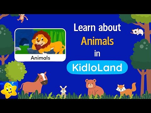 LEARN ABOUT ANIMALS ON KIDLOLAND! Fun Songs, Games, and Stories for Kids | animals, birds, insects