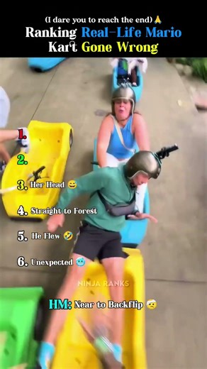 Ranking Funniest IRL Mario Kart Moments 😭🥀🙏🏻