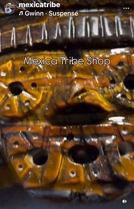9.6K views · 184 reactions | Tlaloc Aztec Rain God handmade from Mexico of Tiger Eye and Gold Sheen Obsidian Beads. www.MexicaTribeShop.com | Aztec Nation | Facebook