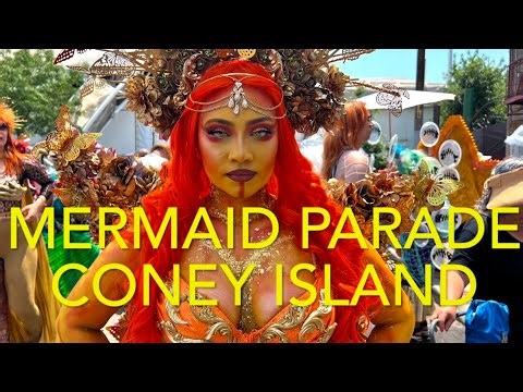 Mermaid Parade Coney Island - Behind the scenes - Brooklyn NYC - June 22, 2024