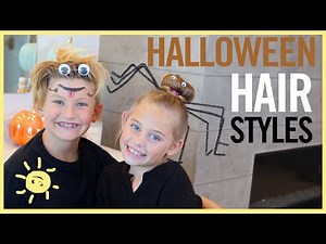 6 EASY HALLOWEEN HAIRSTYLES!