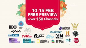 Celebrate Lunar New Year with Singtel TV! From 10–15 Feb, enjoy a FREE PREVIEW of 150 channels including FOX Movies, FOX Action Movies, FOX Family Movies, SCM & HBO with blockbusters; mioStadium with the Premier League LIVE, TVB Jade, Discovery & more. Also stream on Singtel TV GO & selected shows FREE on CAST for all! | Singtel
