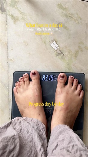 Day 61/120 days intermittent fasting 🧿 #beforeandafterweightloss #whatieatinaday #fatlossjourney
