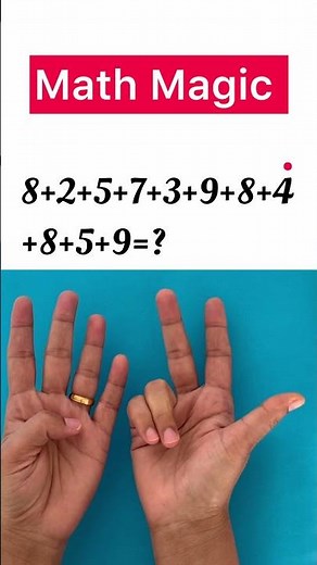 🔥Practice finger Abacus formulas with example #maths #fingermath #mentalmath