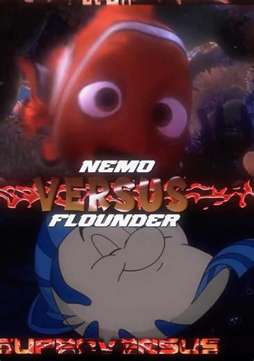 Nemo VS Flounder #fypシ #edit #vs #findingnemo #littlemermaid #disney #pixar #battle #matchup #fish
