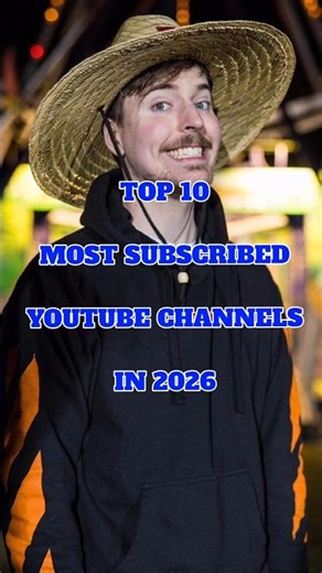 Top 10 Most Subscribed YouTube Channels 2026😱🔥 #Shorts #viral #top10channel #viralyoutubeshorts
