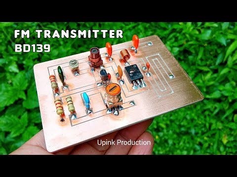 Simple fm radio transmitter transistor BD139