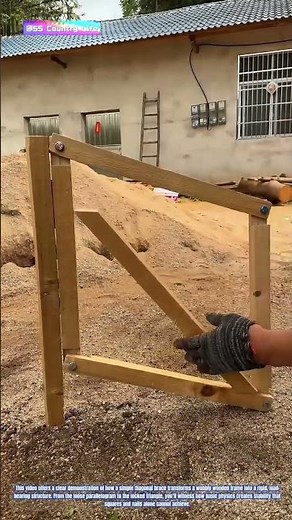 Triangle Strength: How Diagonal Bracing Locks Wooden Frames into Permanent Stability