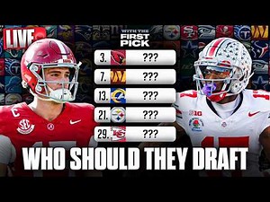 LIVE 2026 NFL Mock Draft: Who they SHOULD draft 🚨 + latest buzz