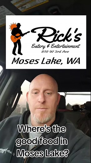 Where's the good food in Moses Lake?#centralwashington #restaurant #moseslake #barowner #Ricks #bar #burger #patty