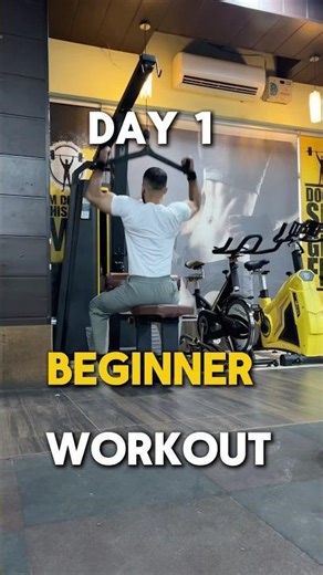 Full Body Workout for Beginners | Day 1 Guide | Beginner Workout Day 1 | Easy Full Body Routine #gym