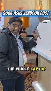 ASUS 2026 Zenbook Duo is the most powerful, sturdiest, and lightest dualscreen laptop created!