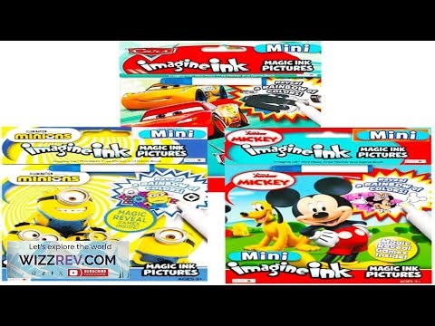 Disney Mickey Magic Ink Coloring Book Set 3 Imagine Ink Books