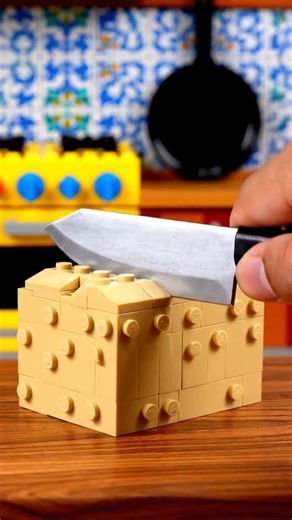 LEGO Cooking ASMR: Ultimate Breakfast Stop Motion 🧱🍳 #Shorts