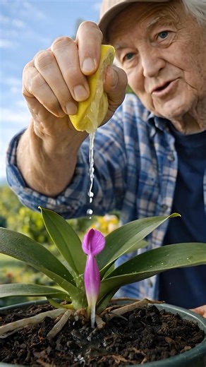 Orchid Boost: Easy Lemon Hack for Healthier Plants & Faster Blooms 🌸 Details in 👉comments | Grandma’s Plant Care Guide