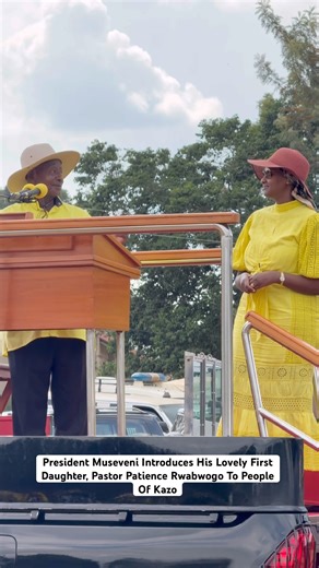 President Museveni Introduces His Lovely First Daughter, Pastor Patience Rwabwogo To People Of Kazo