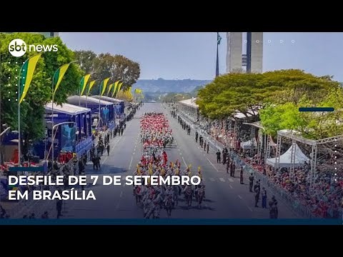 Veja como foi o desfile de 7 de setembro em Brasília