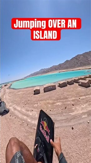 Crazy Pro Kitesurfer Jumps Over An Island 🤯😱