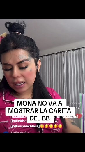 Mona no mostrará la carita del bebé