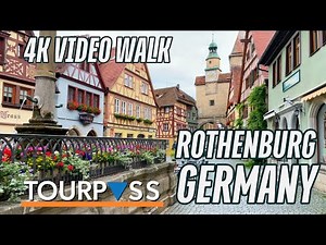 The Medieval Town That Time Forgot 🇩🇪 Rothenburg ob der Tauber 4K