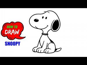 How to Draw Snoopy EASY ✏️ (Step-by-Step Tutorial for Beginners!)